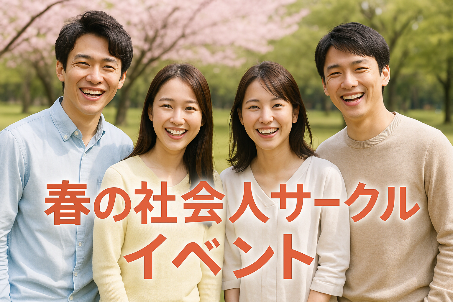 春は出会いの季節！イベントボックスがおすすめする社会人サークルイベント情報