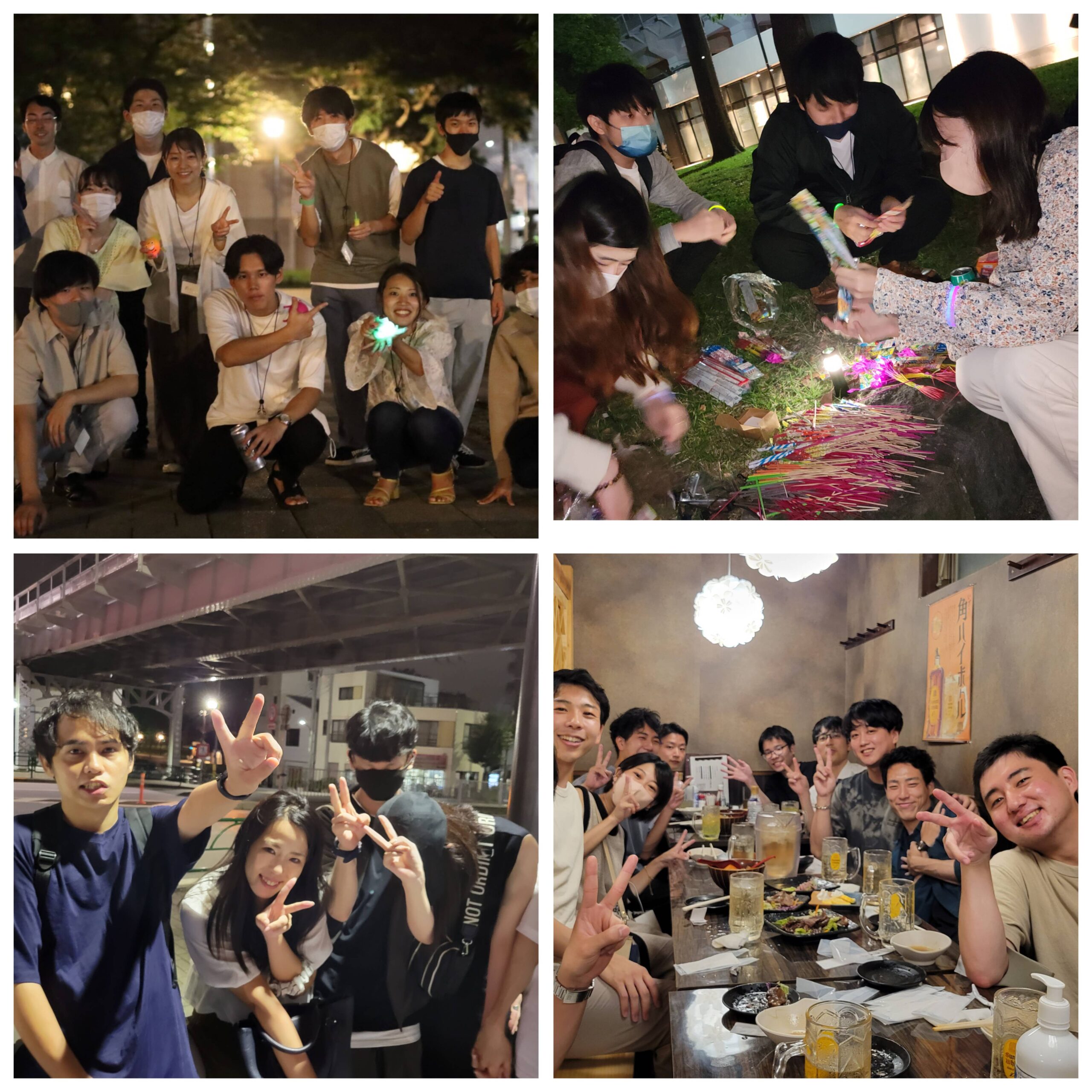 【ナイトピクニック】隅田公園で夜景を見ながらゆったりと過ごそう（東京での20代〜30代限定の社会人サークル）